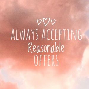 Always Open to Offers or Bundles!